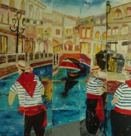 Simone Schmidt_Acryl_Venedig